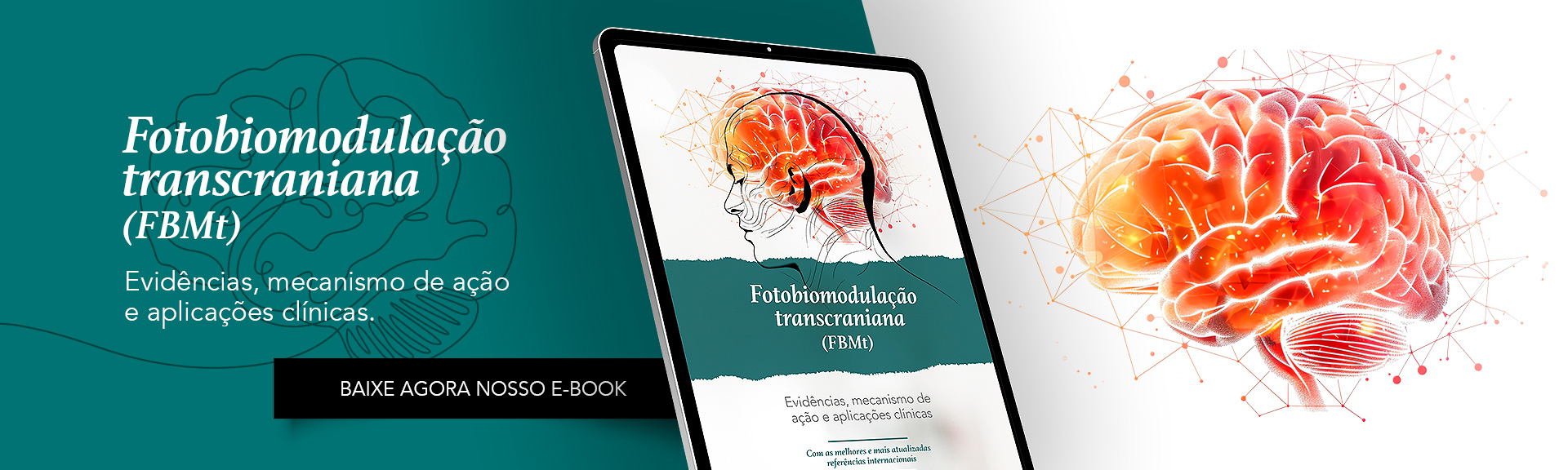 Banner do e-book Fotobiomodulação transcraniana